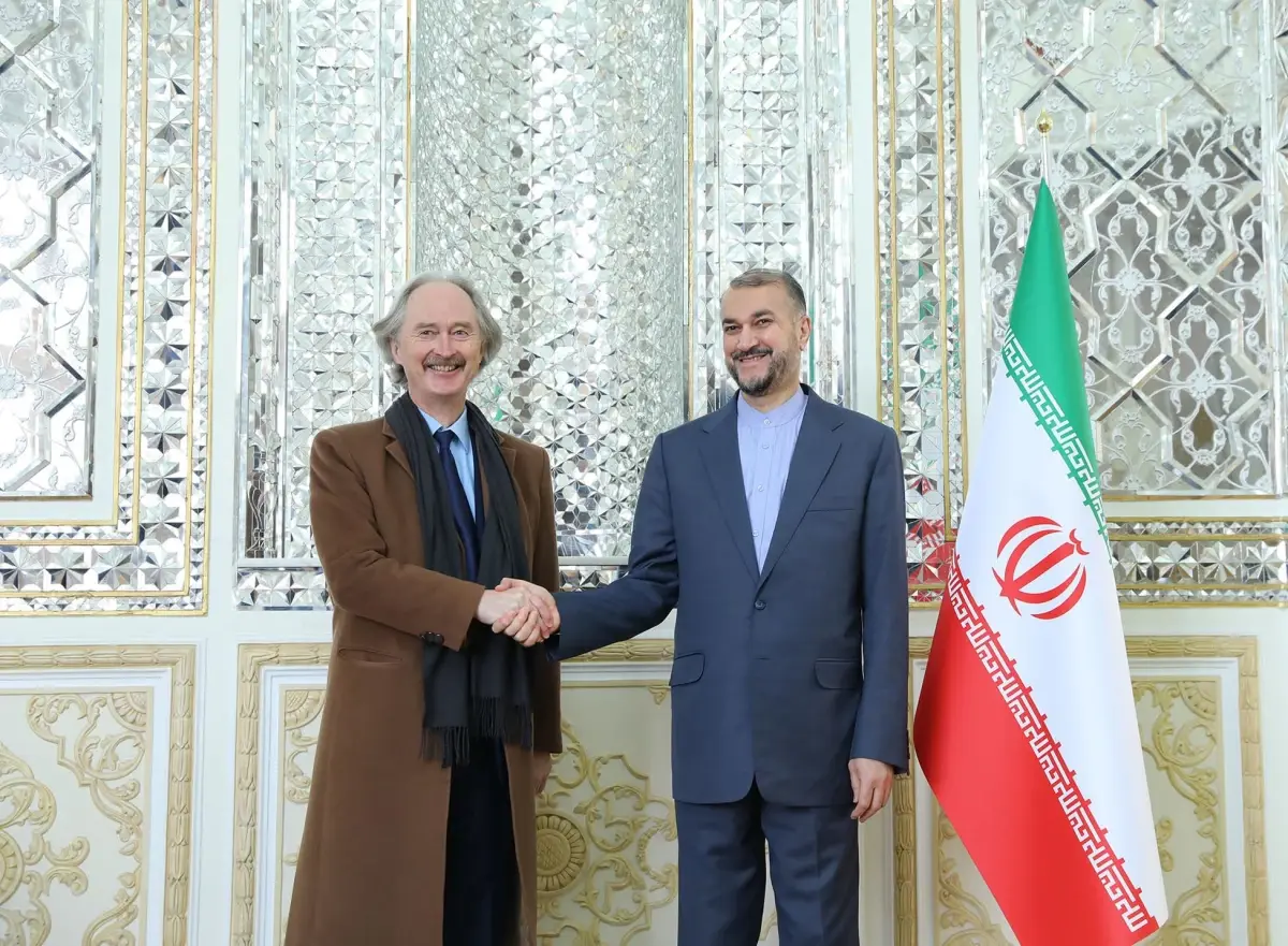 BM Suriye Özel Temsilcisi Pedersen İran Dışişleri Bakanı Abdullahiyan ile görüştü