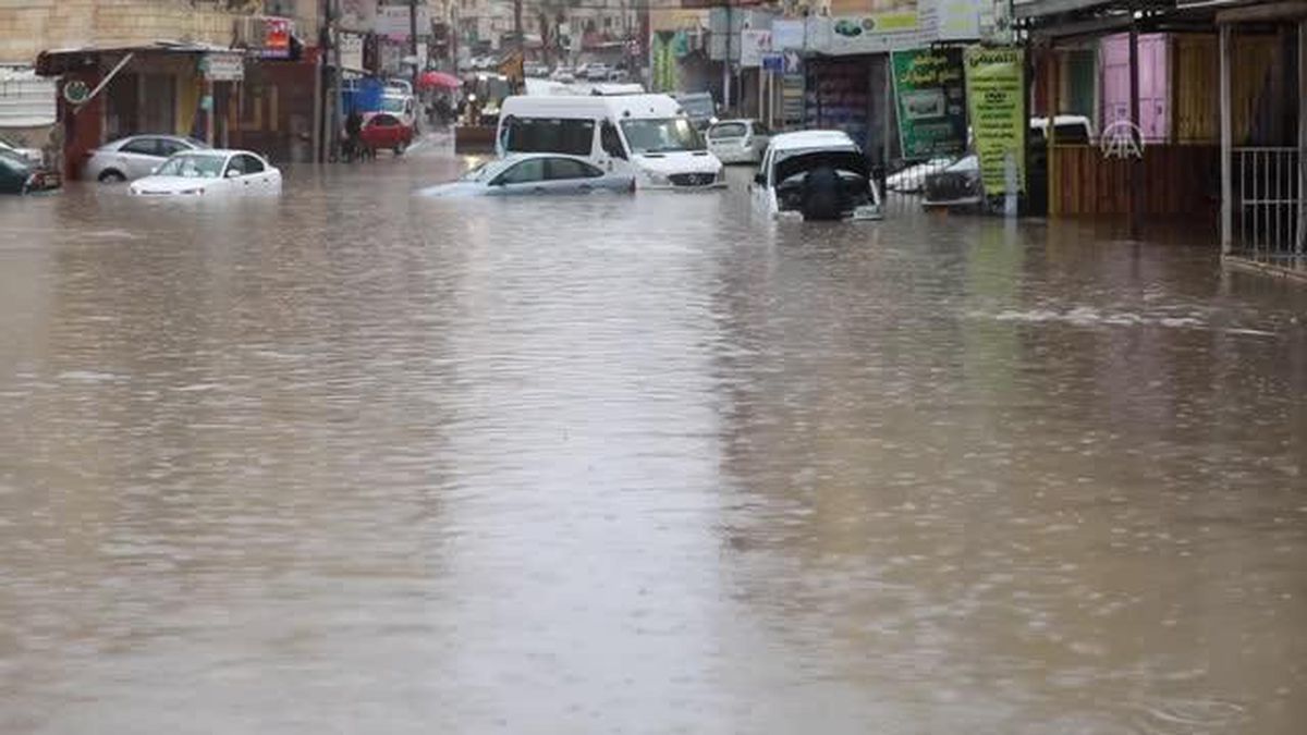 Filistin'de sağanak