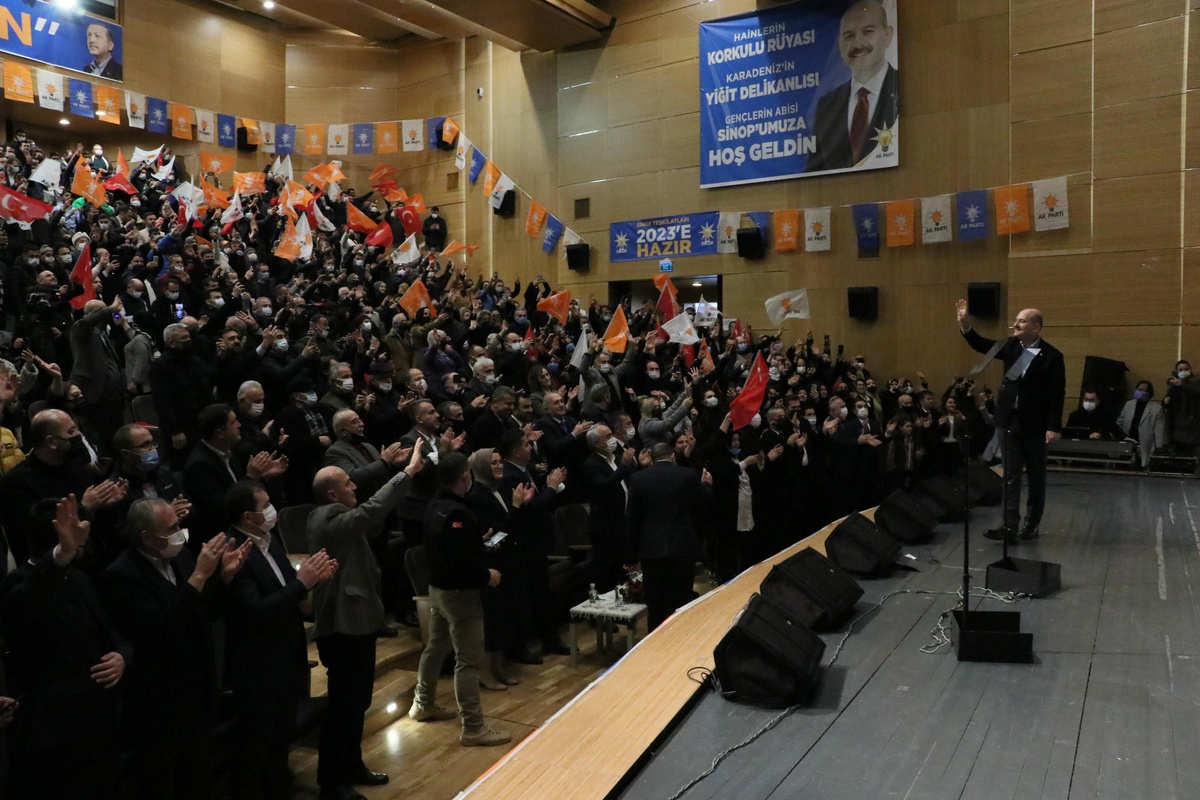 İçişleri Bakanı Süleyman Soylu Sinop\'ta konuştu: (2)