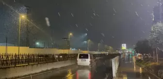 Kar yağışı başladı