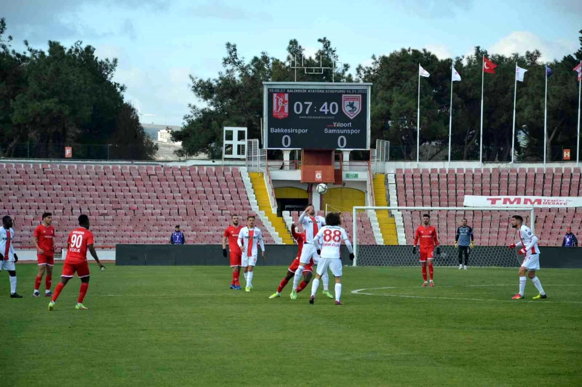 Spor Toto 1. Lig: Balıkesirspor: 0 Samsunspor: 2