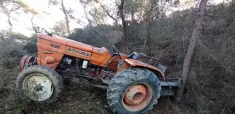 Aydın'da traktörün devrilmesi sonucu bir kişi öldü, bir kişi yaralandı