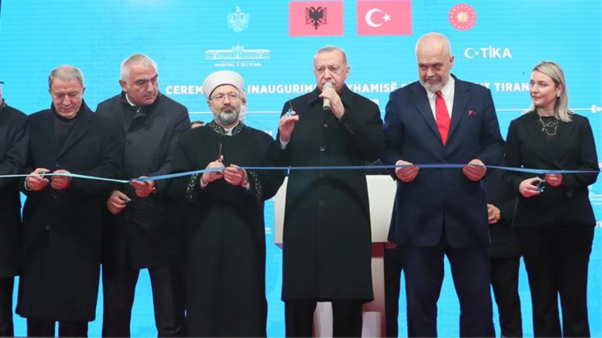 Cumhurbaşkanı Erdoğan, restorasyonu tamamlanan Ethem Bey Camisi\'nin açılışını yaptı