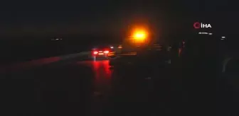 Edirne 'de otomobil şarampole uçtu