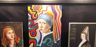 Fatih'te 'Yazıdan Renge' sergisi açıldı