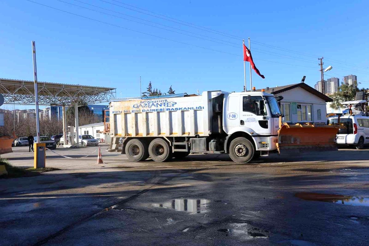 Gaziantep karla mücadele için hazır