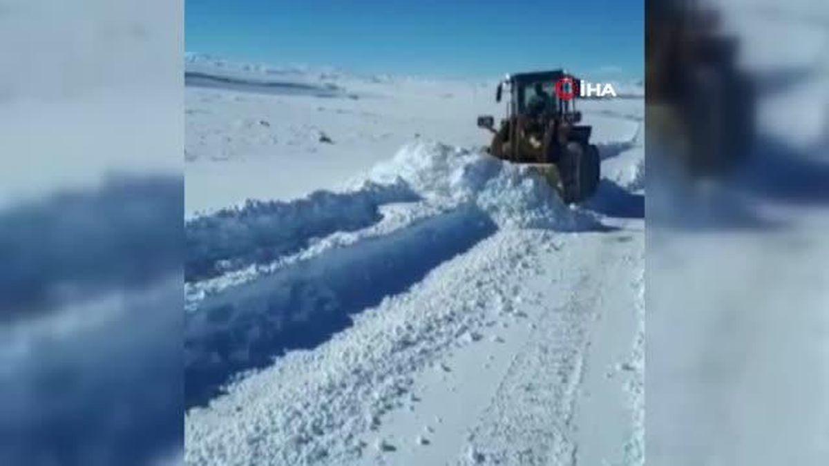Kar yağışının ardından 104 köy yoluna ulaşım sağlanamıyor
