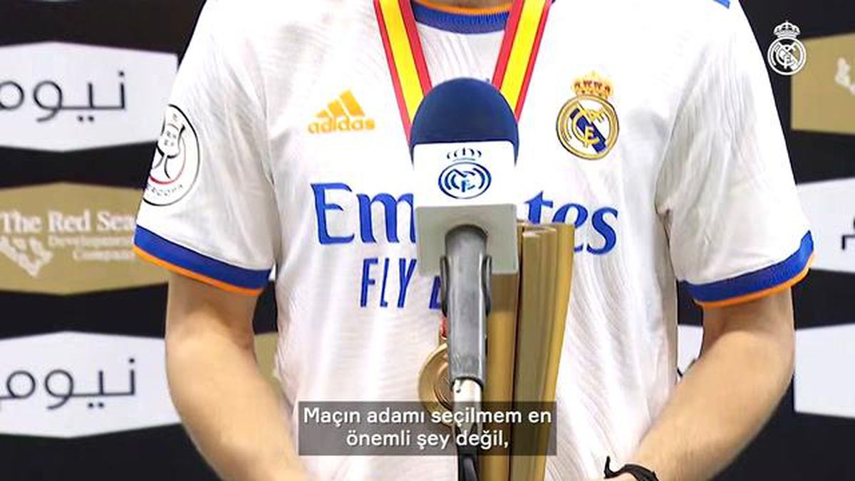 Modric \'\'Önemli olan kazanmamız ve sezonun ilk kupasını almamız\'\'