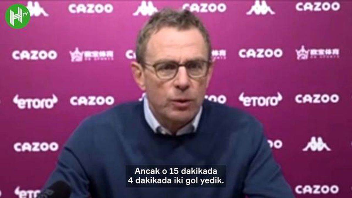 Rangnick \'\'Tabii ki hayal kırıklığına uğradık!\'\'