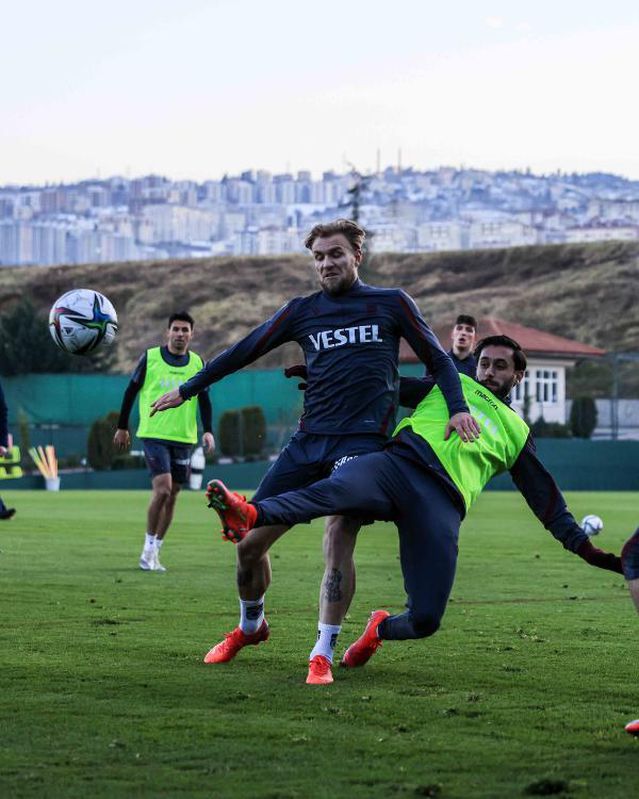 Trabzonspor'da Djaniny ve Trondsen idmana çıktı