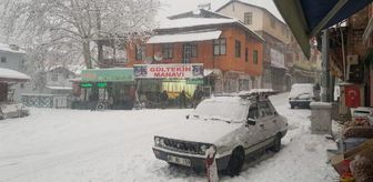 Adana'nın 3 ilçesinde yoğun kar yağışı