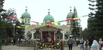 ADDİS ABABA - Etiyopyalı Ortodoks Hristiyanlar Epifani Bayramını kutladı