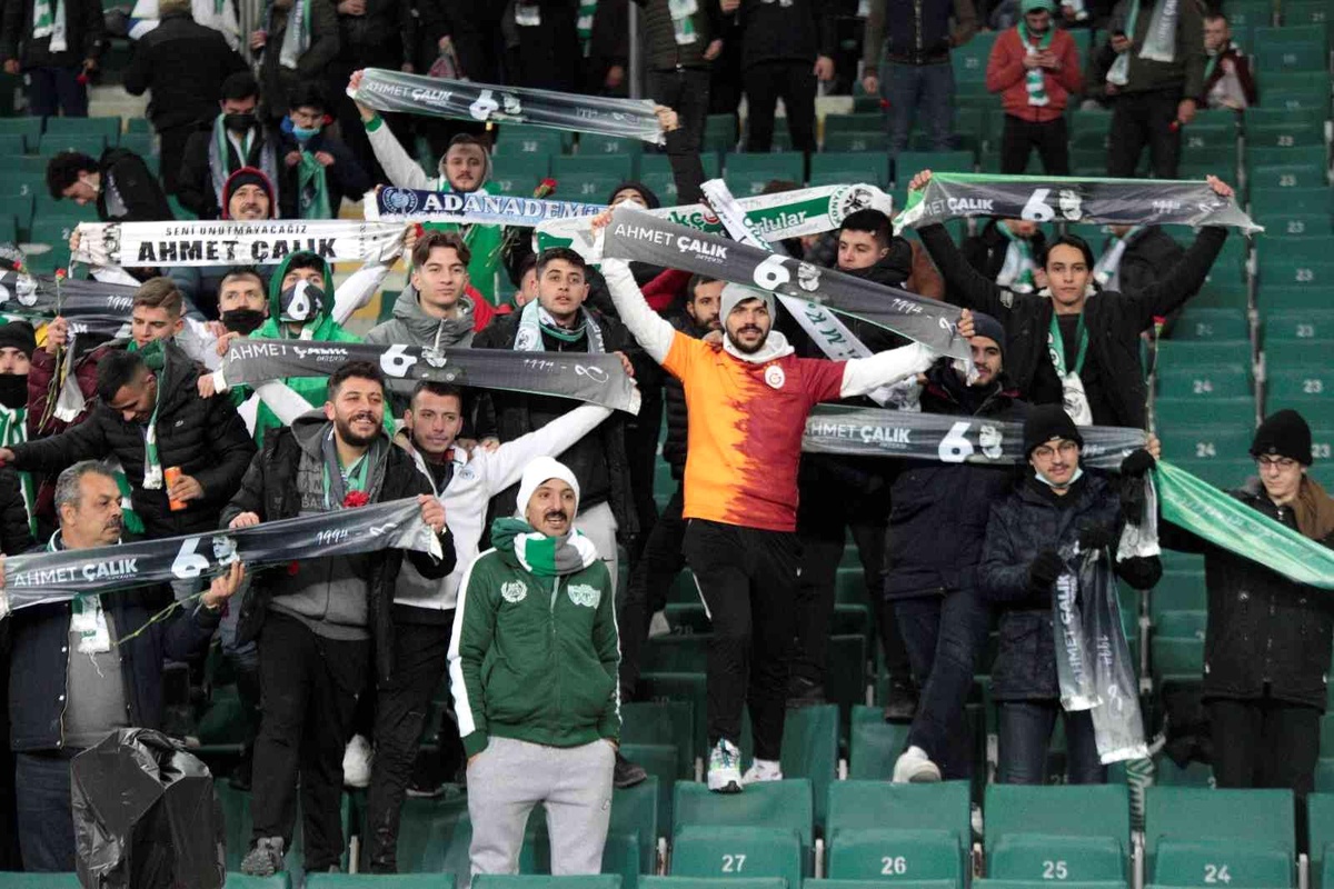 Ahmet Çalık, Konyaspor - Adana Demirspor maçı öncesi anıldı