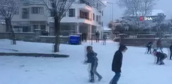 Son Dakika | Bilecik'te kar yağışına en çok çocuklar sevindi