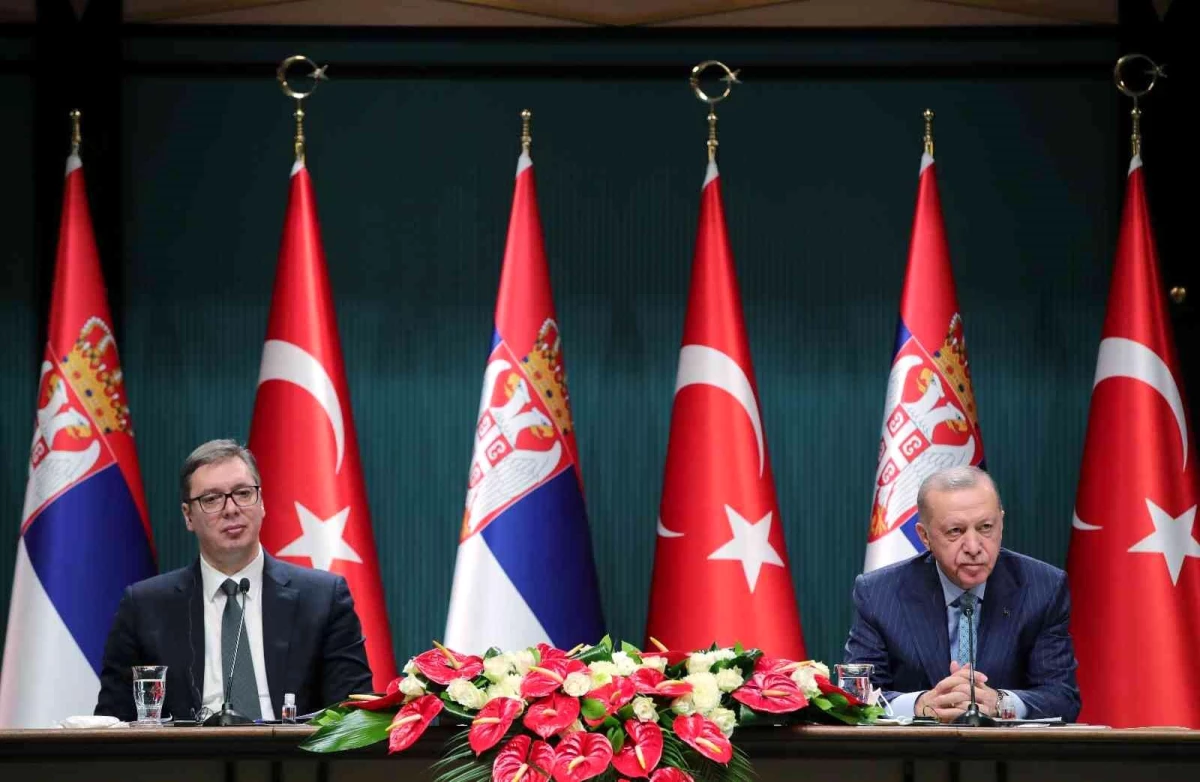 Cumhurbaşkanı Erdoğan: "Sırbistan ile ticaret hacmi hedefimiz 5 milyar doları yakalamaktır"