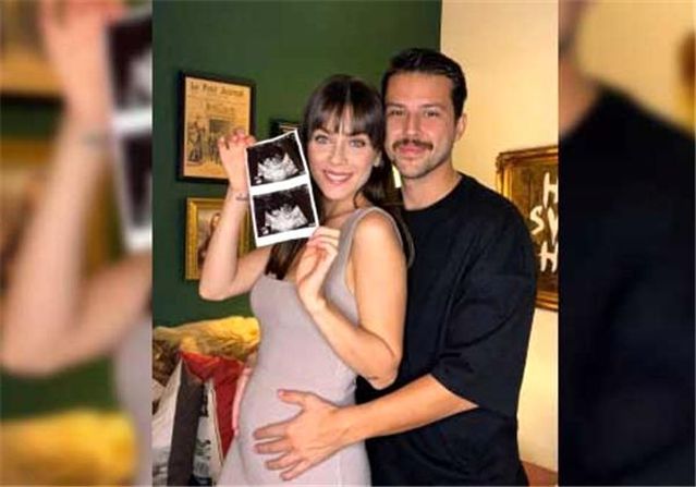 Karnı burnunda poz verdi! Bebeğine vereceği isim şaşırttı