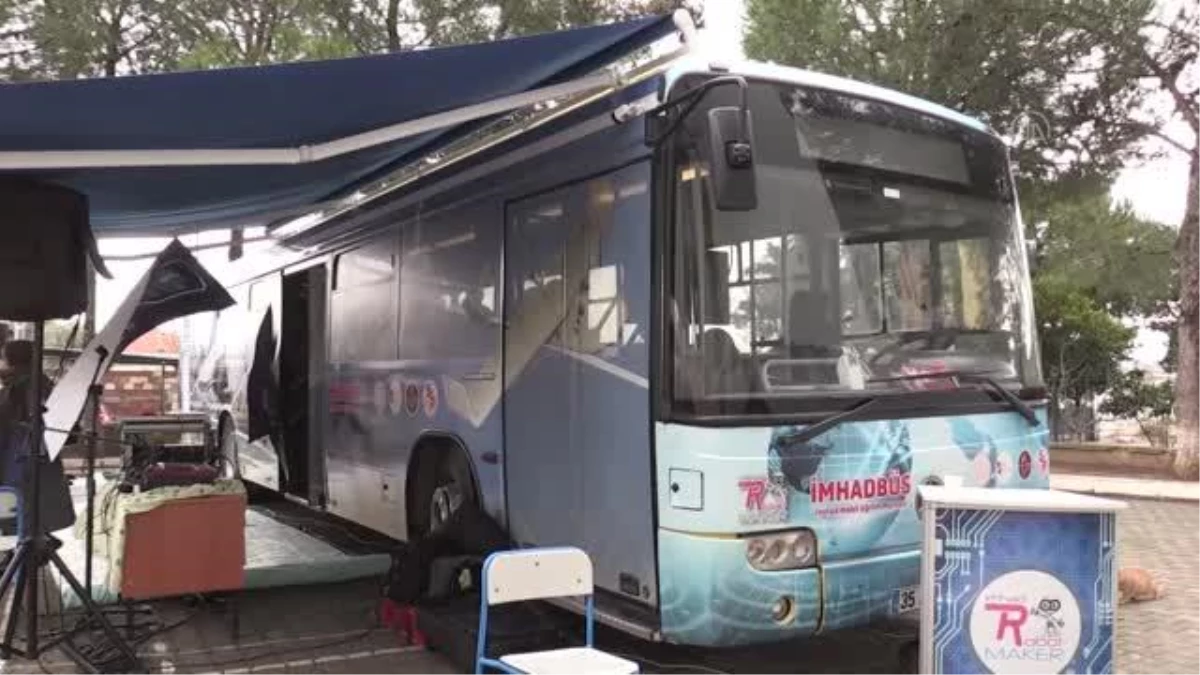 Köylerdeki öğrenciler için tasarlanan "teknoloji otobüsü" yola çıktı