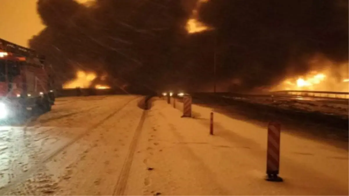 Petrol boru hattı patladı! Gaziantep-Kahramanmaraş yolu ulaşıma kapatıldı