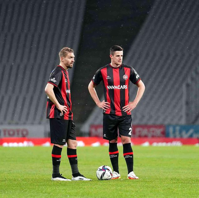 Spor Toto Süper Lig: Fatih Karagümrük: 0 Beşiktaş: 1 (İlk yarı)