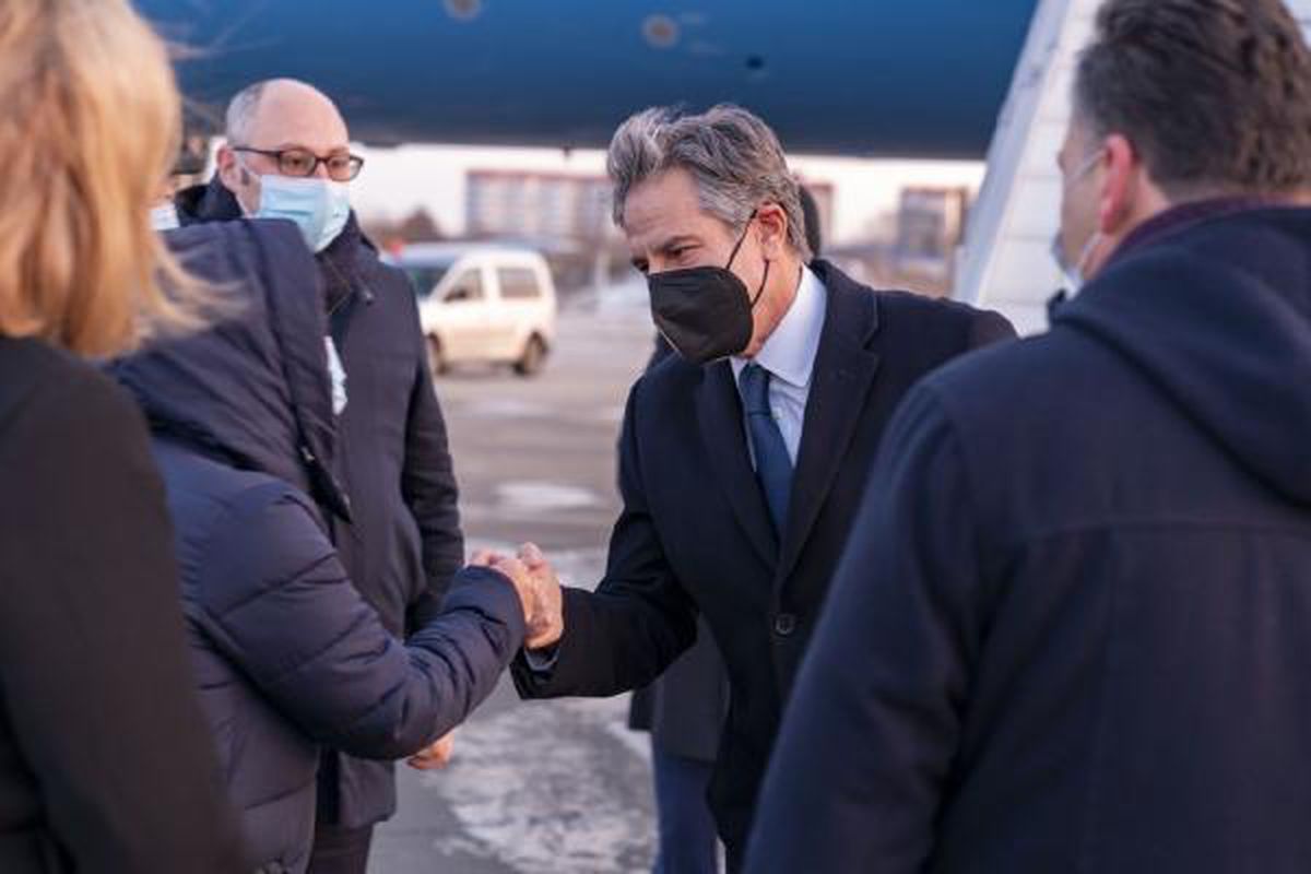 Son dakika haber... ABD Dışişleri Bakanı Blinken, Kiev\'de