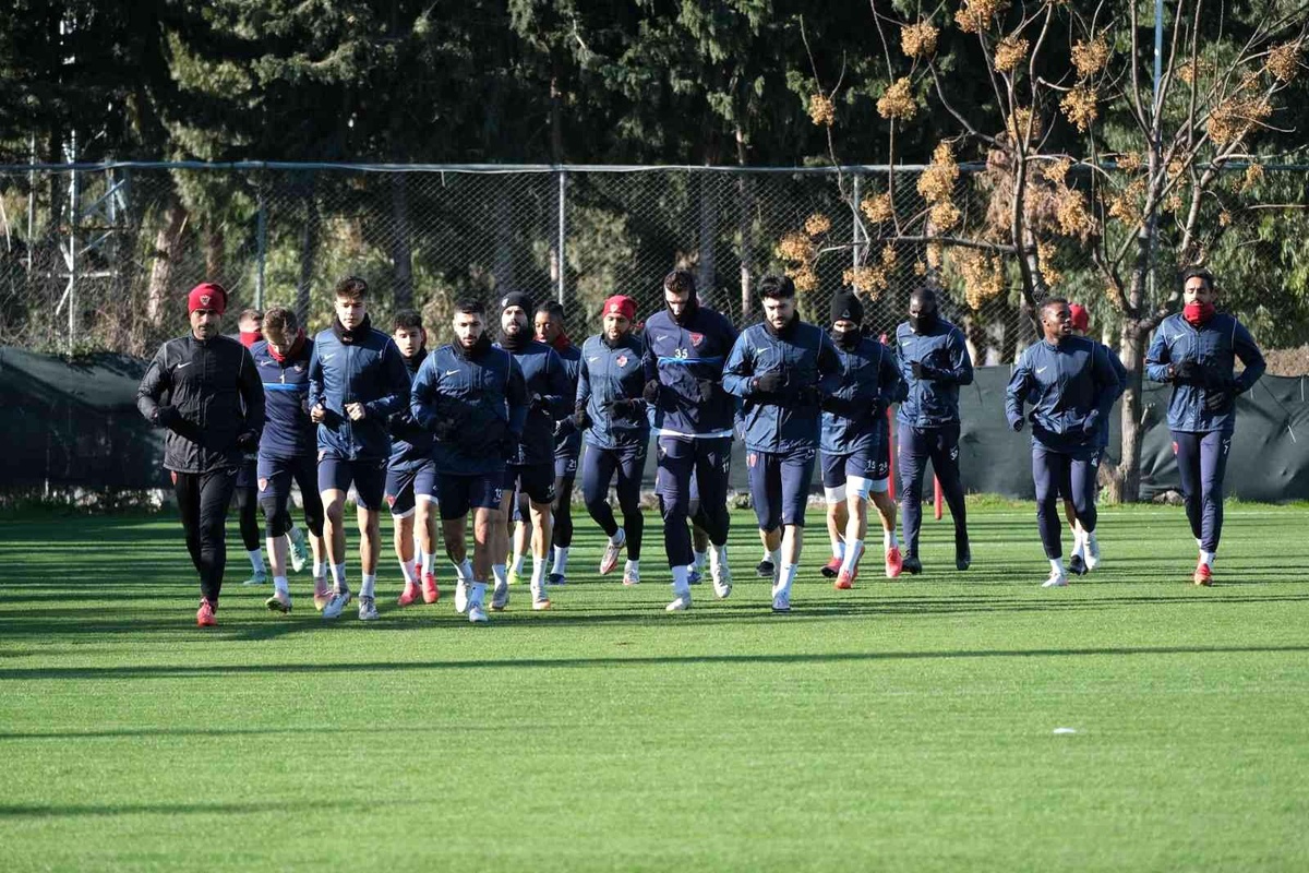 Hatayspor, Alanyaspor karşılaşmasının hazırlıklarını sürdürüyor