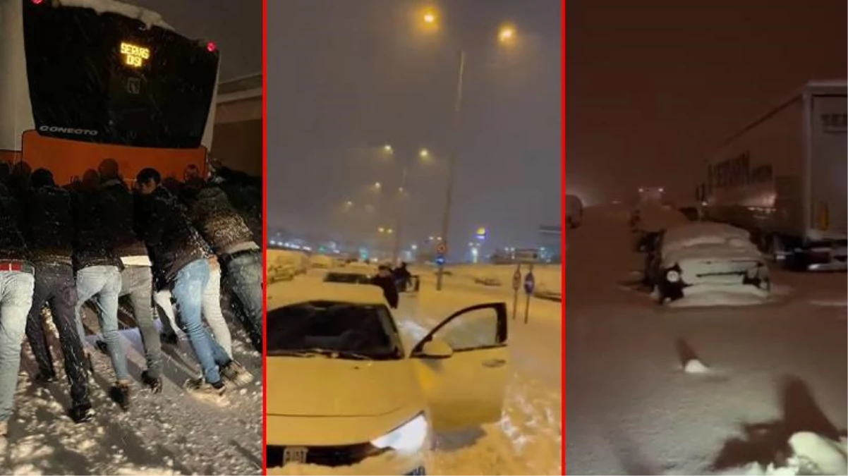 Etkili olan kar yağışı sonrası Gaziantep\'te vatandaşlar yetersiz müdahaleden şikayetçi