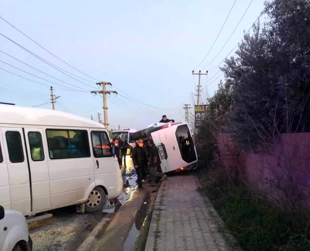 Trafik kazası: 4'ü ağır 8 yaralı