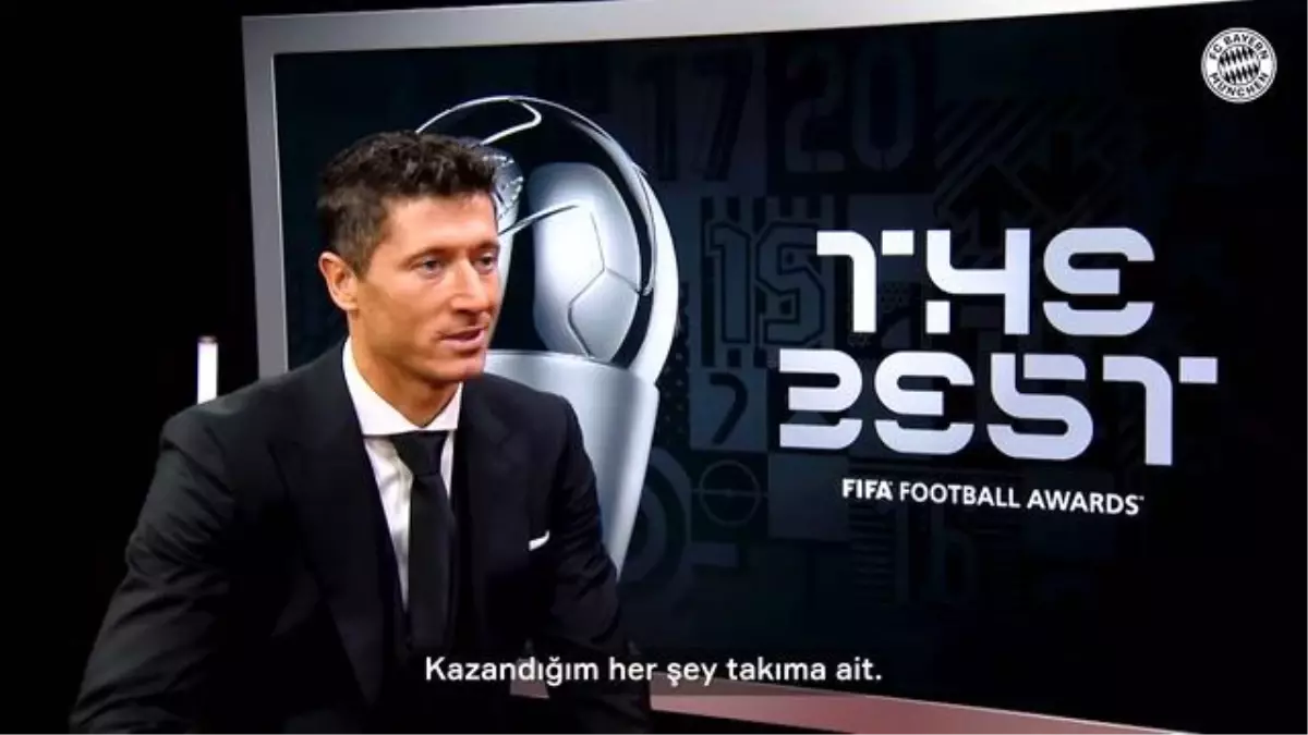 Lewandowski \'\'Kazandığım her şey takıma ait\'\'