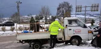 Sinop'ta trafik kazası: 1 yaralı