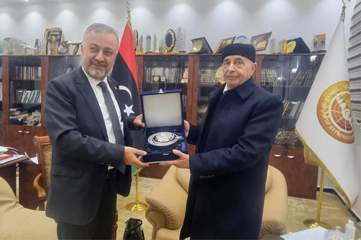 Türkiye\'nin Trablus Büyükelçisi Yılmaz, Libya Meclis Başkanı Salih ile görüştü