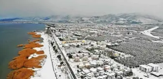 2 bin yıllık antik kentin beyaz örtüsü büyüledi- İznik'te kartpostallık kar manzaraları