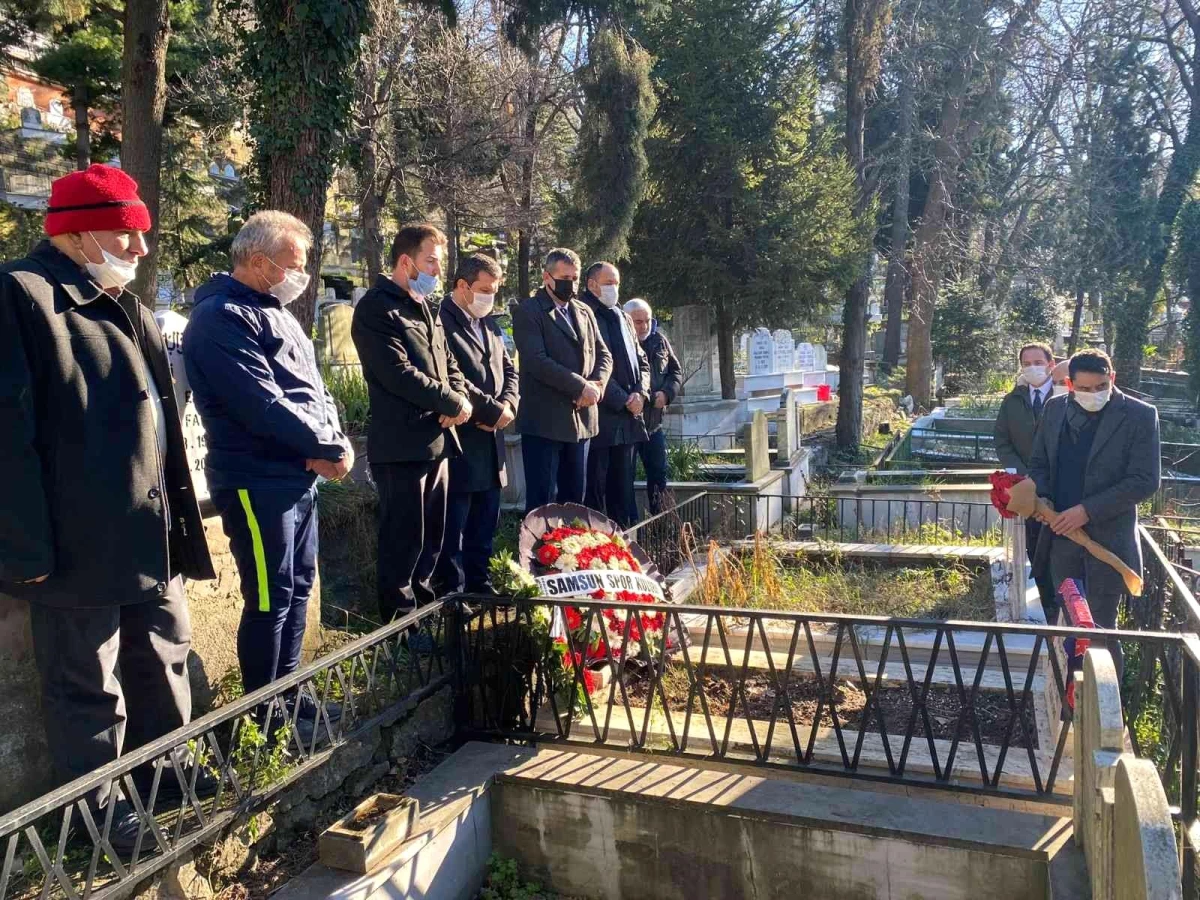 Son dakika haber! 33. yıl önce kazada ölen Samsunsporlu futbolcu Badalıoğlu dualarla anıldı