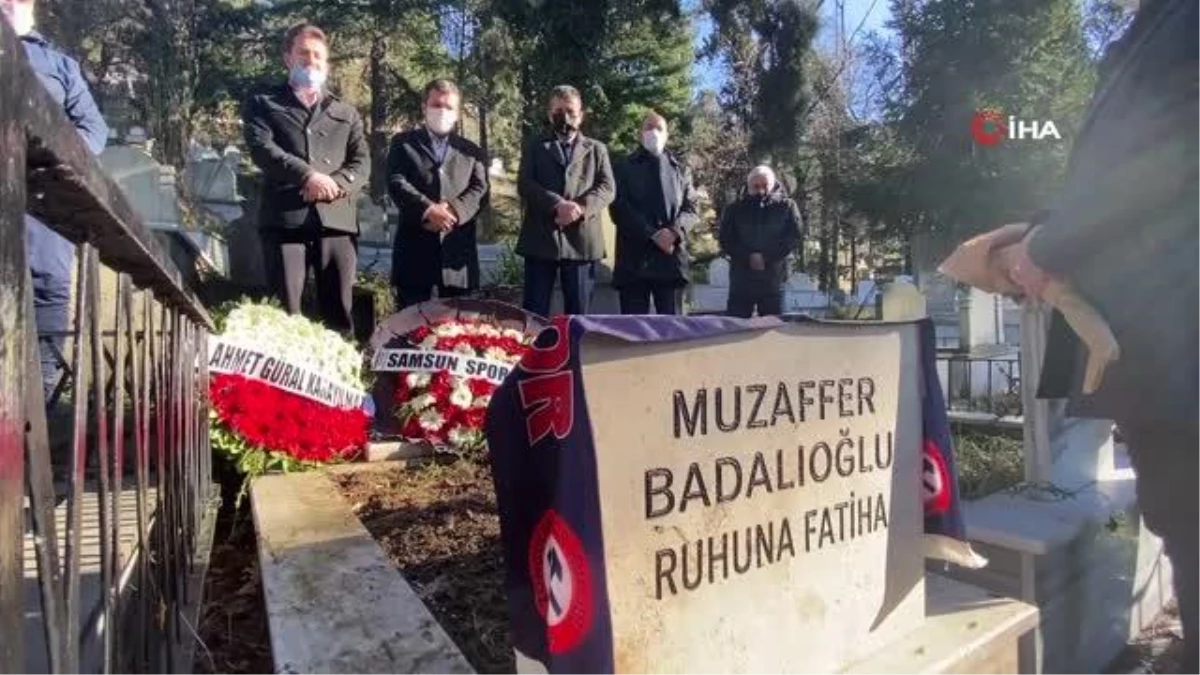33. yıl önce kazada ölen Samsunsporlu futbolcu Badalıoğlu dualarla anıldı