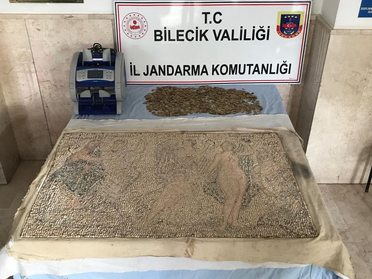 Son dakika haber | Bilecik\'teki tarihi eser operasyonunda 9 şüpheli yakalandı