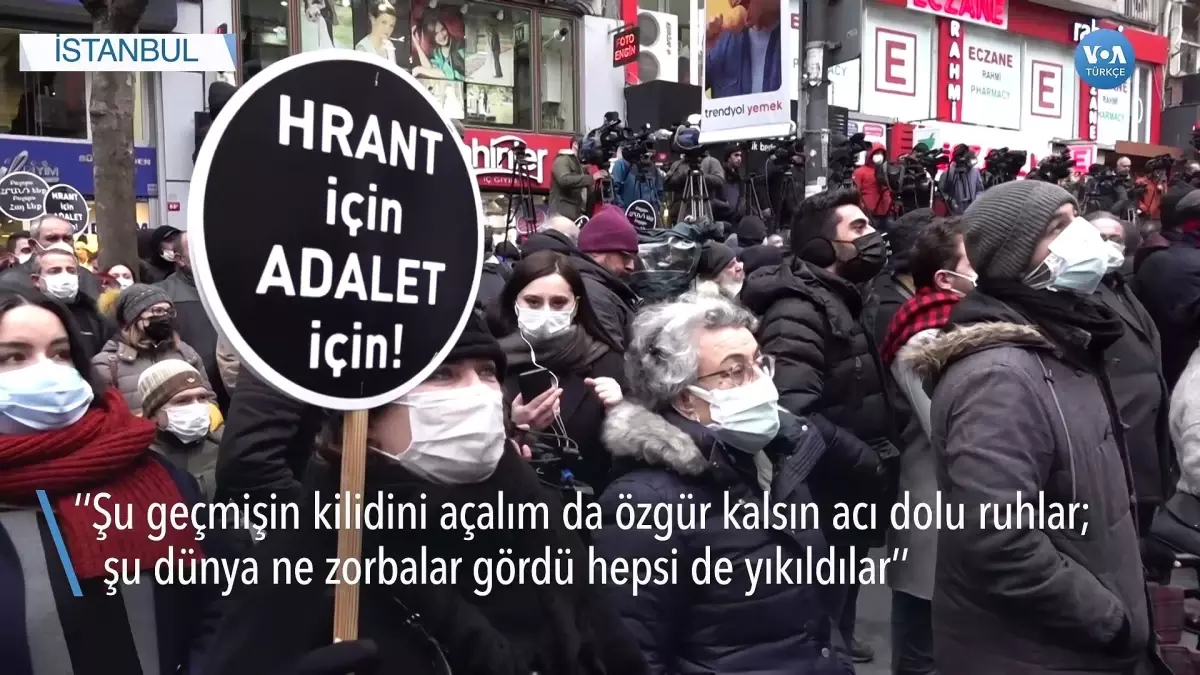 Binlerce Kişi 15 Yıl Önce Öldürülen Hrant Dink\'i Unutmadı
