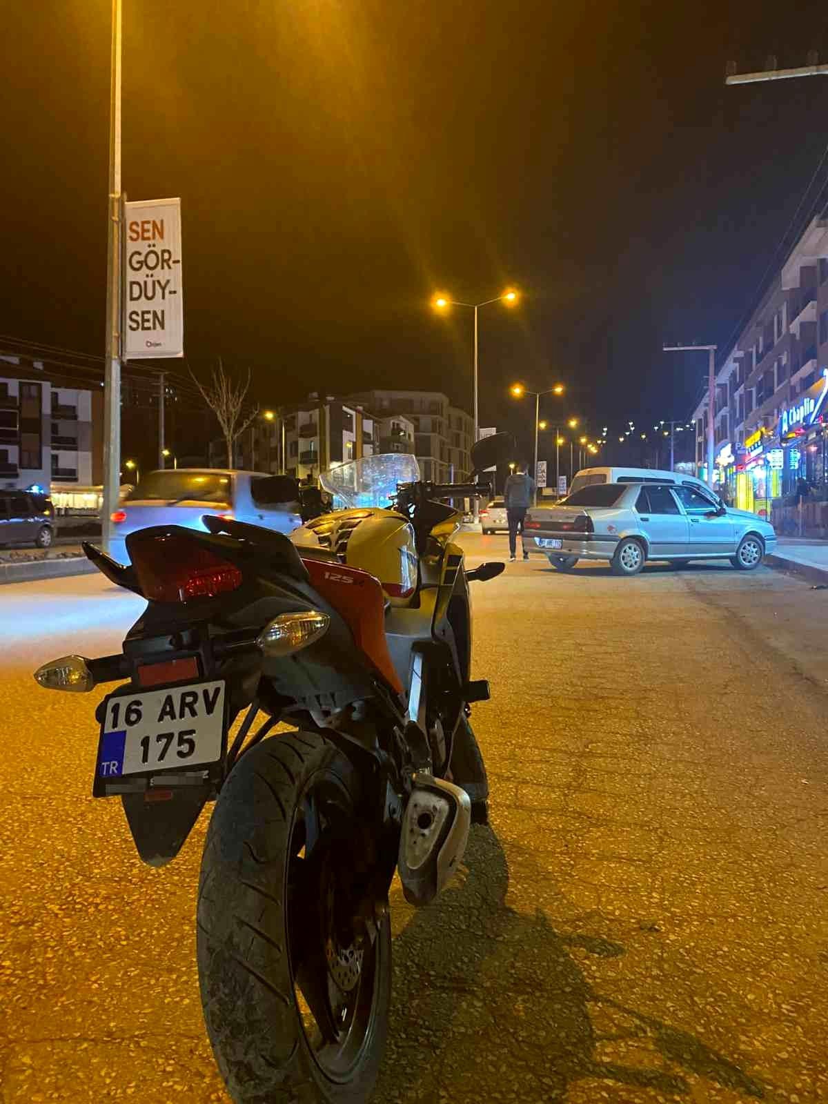Cezaevinden çıkar çıkmaz yine motosiklet çaldı