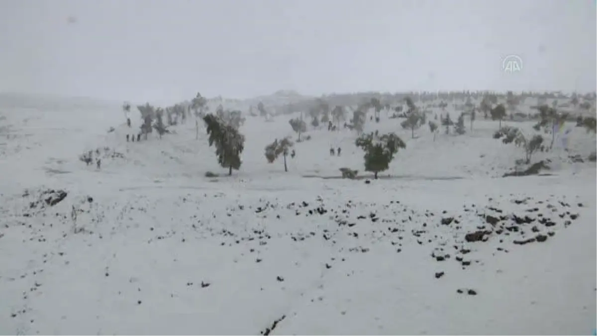 Erbil\'de kar yağışı