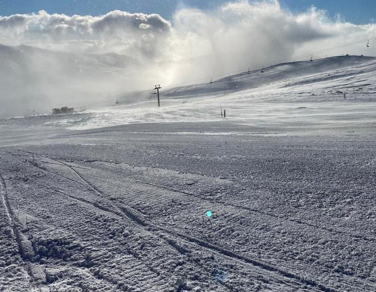 Erciyes\'teki pistlerde kar kalınlığı 125 santimetre ölçüldü
