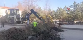 Havsa'da doğalgaz hattı döşeme çalışmaları devam ediyor