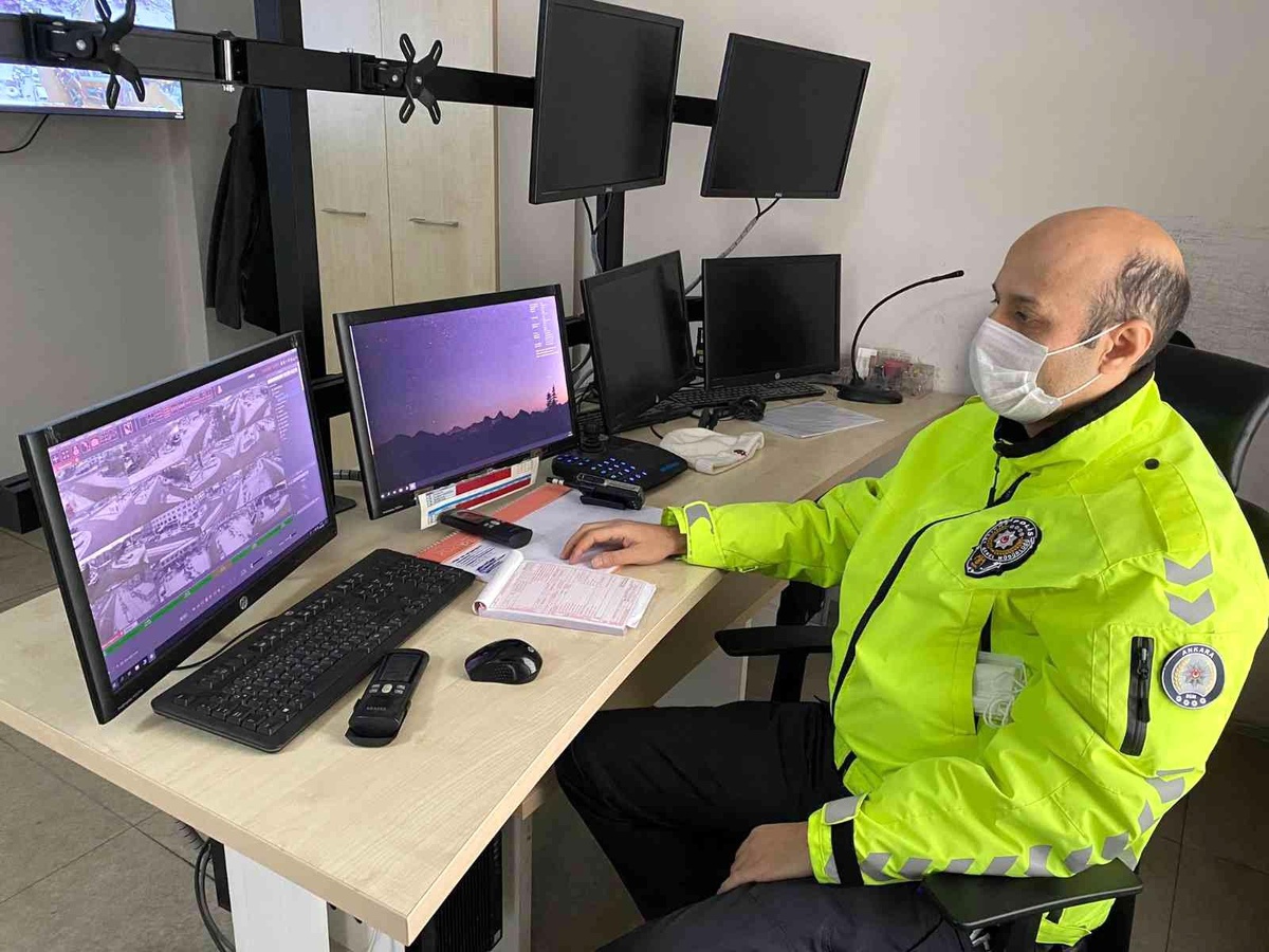 Nallıhan\'da KGYS ile trafik denetimi yapıldı