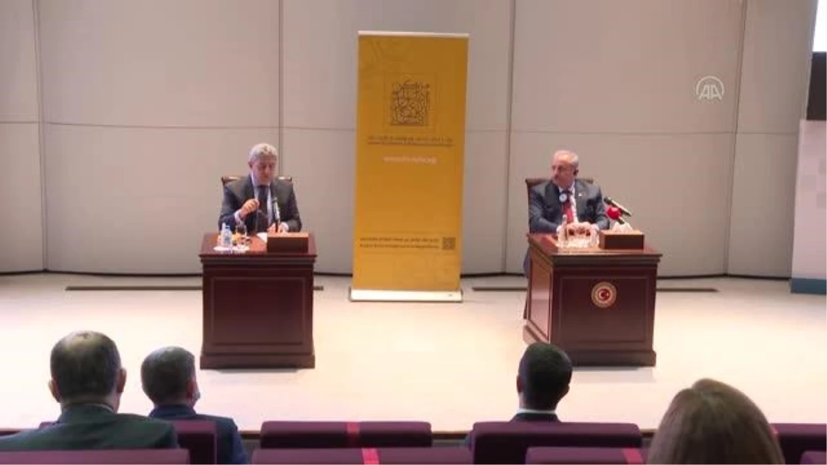 TBMM Başkanı Şentop, Doha\'da Katarlı akademisyenlere hitap etti