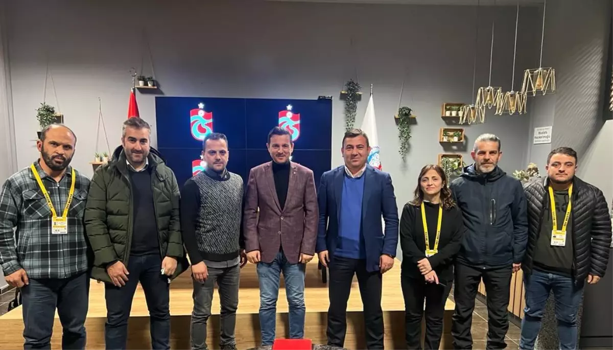 Trabzonspor Yönetim Kurulu Üyesi Hancı, TSYD Trabzon Şubesini ziyaret etti