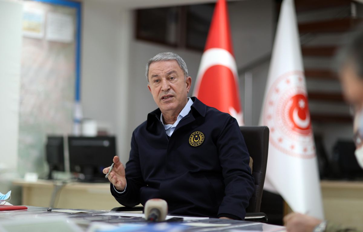 Bakan Akar: "(Afrin\'deki terör saldırısı) Saldırıdan sonra karşı operasyonlar başlatıldı.