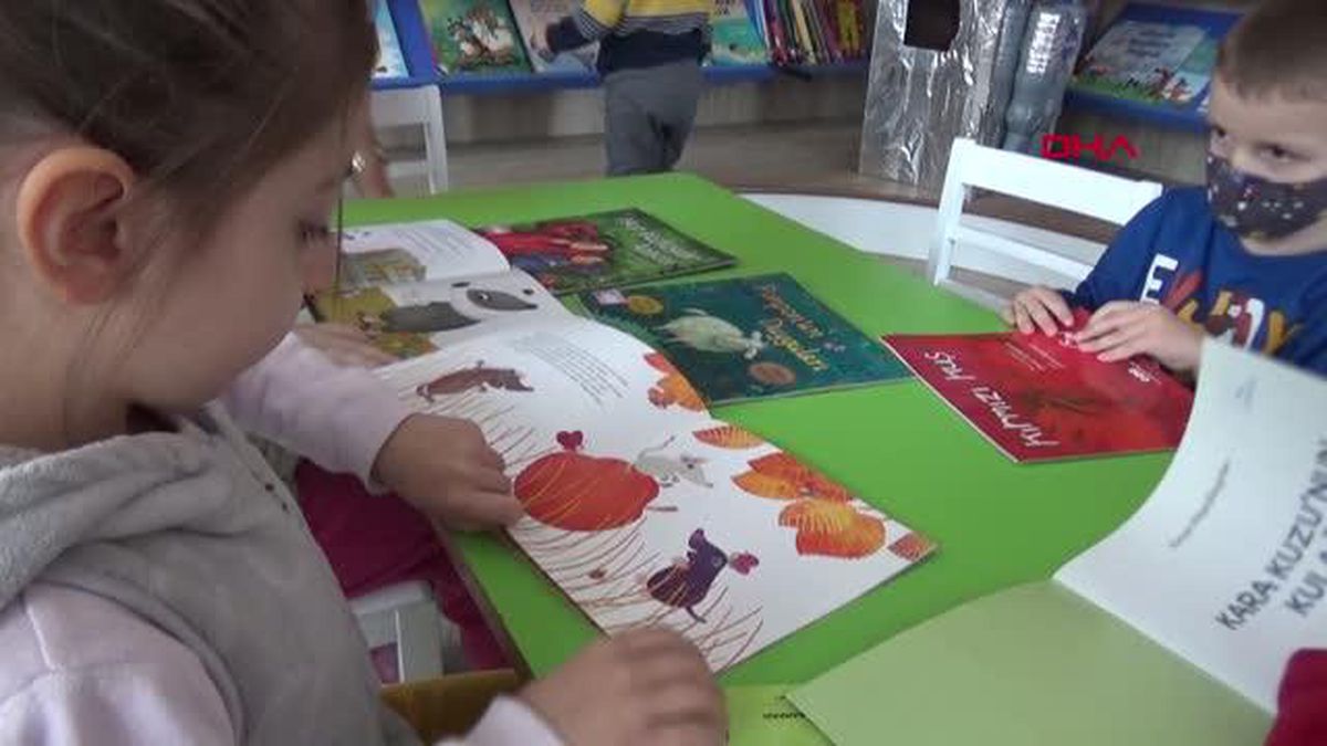 BEBEK VE ÇOCUK KÜTÜPHANESİNE AİLELERDEN İLGİ