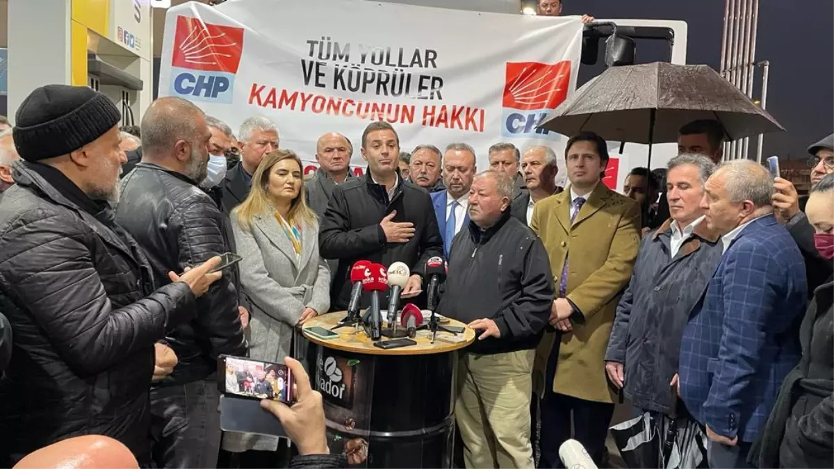 CHP'li Akın, akaryakıt fiyatlarına tepki için İstanbul-İzmir arasında tır yolcuğu yaptı