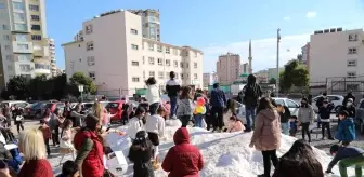Çocuklar mektupla kar istedi, Başkan Tarhan karne günü sürpriz yaptı