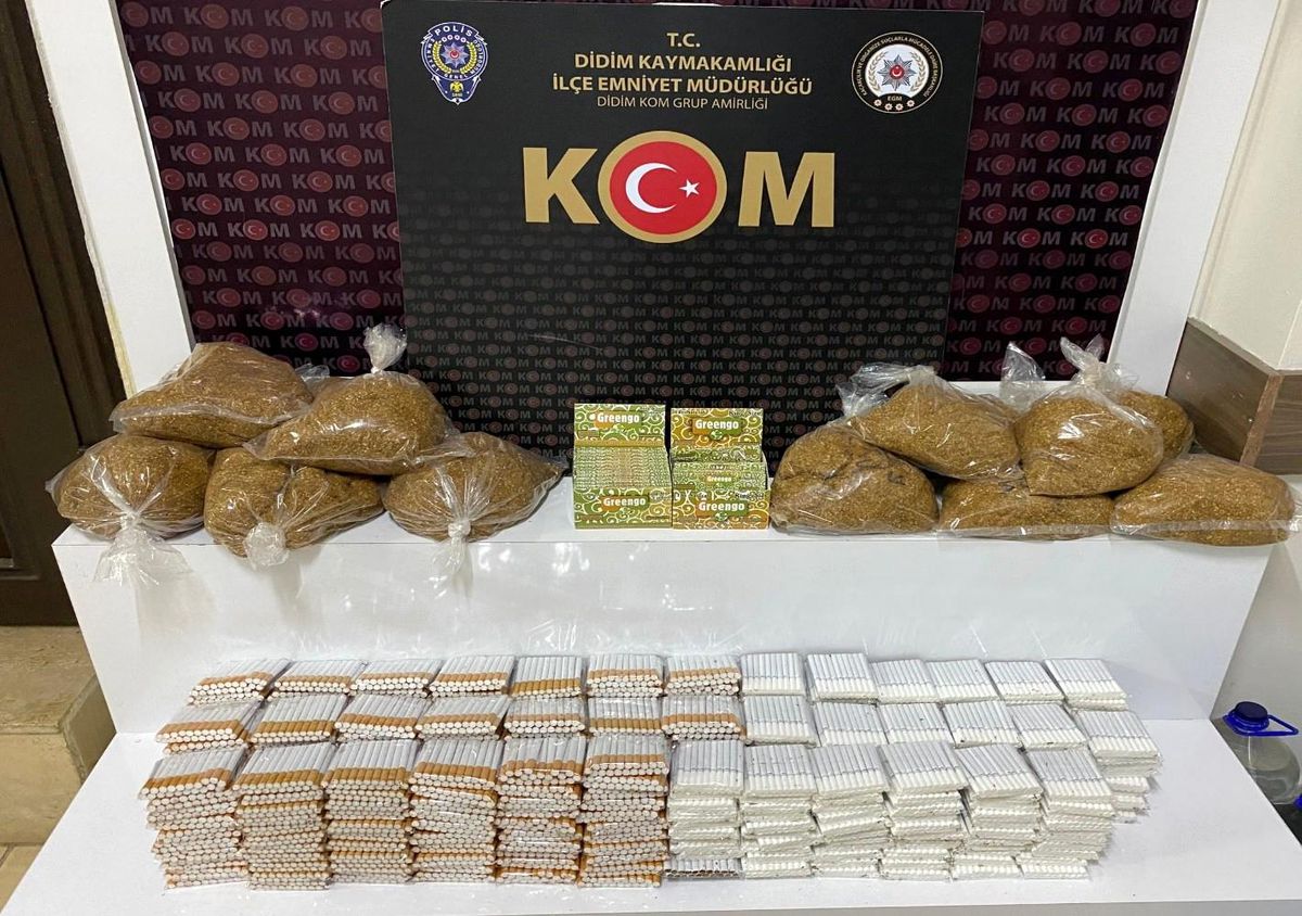 Son dakika haberleri... Didim\'de tütün operasyonu