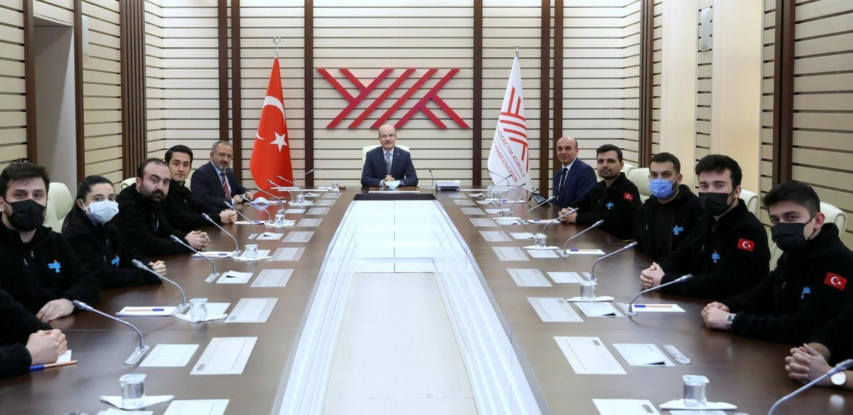 Grizu-263 Takımı YÖK Başkanı ile bir araya geldi