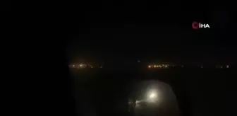 Hasta almaya giden ekiplere kurt eşlik etti