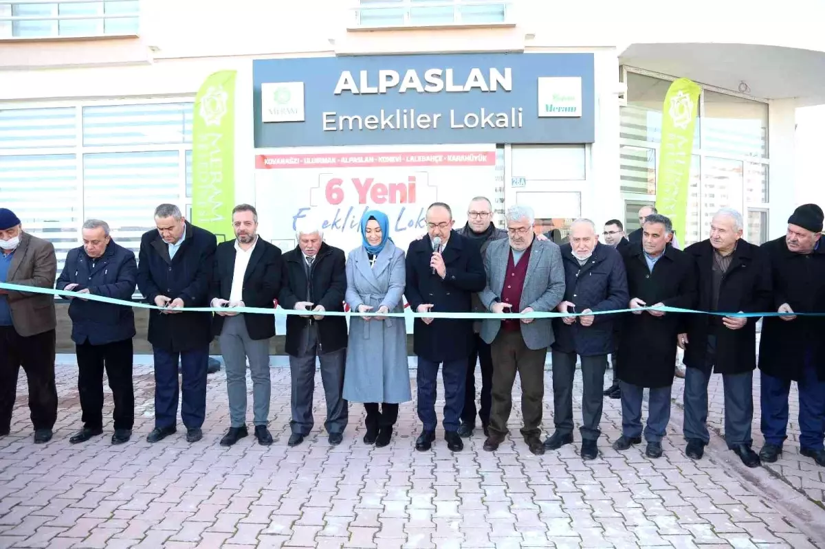 Son dakika haberi! Meram\'a kazandırılan 6 yeni ve yenilenen 5 emekli lokali hizmet vermeye başladı